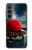 S4056 Tortue de Madagascar à bonnet rouge Etui Coque Housse pour Samsung Galaxy S23 FE