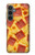 S4067 Pizza hawaïenne Etui Coque Housse pour Samsung Galaxy S23 FE