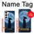 S4034 Nuit de lune de samouraï Etui Coque Housse pour Samsung Galaxy S23