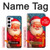 S4046 Joyeux Père Noël Etui Coque Housse pour Samsung Galaxy S23