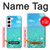 S4066 Plage océanique d'été Etui Coque Housse pour Samsung Galaxy S23
