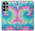 S4033 Typage tie-dye pastel Etui Coque Housse pour Samsung Galaxy S23 Ultra