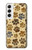 S4032 Empreinte de patte d'animal sauvage Etui Coque Housse pour Samsung Galaxy S22