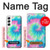 S4033 Typage tie-dye pastel Etui Coque Housse pour Samsung Galaxy S22