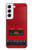 S4073 Cassette rouge vintage Graphique du joueur Etui Coque Housse pour Samsung Galaxy S22