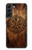 S4036 Boussole en bois viking Vegvisir Etui Coque Housse pour Samsung Galaxy S22 Plus