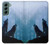 S4053 Couple de deux loups hurlant dans la forêt Etui Coque Housse pour Samsung Galaxy S22 Plus