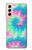 S4033 Typage tie-dye pastel Etui Coque Housse pour Samsung Galaxy S21 5G