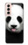 S4049 Panda mignon tirant la langue Etui Coque Housse pour Samsung Galaxy S21 5G