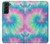 S4033 Typage tie-dye pastel Etui Coque Housse pour Samsung Galaxy S21 Plus 5G, Galaxy S21+ 5G