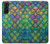 S4071 Écailles de sirène colorées Etui Coque Housse pour Samsung Galaxy S21 Plus 5G, Galaxy S21+ 5G