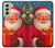 S4046 Joyeux Père Noël Etui Coque Housse pour Samsung Galaxy S21 FE 5G