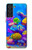 S4058 Aquarium coloré Etui Coque Housse pour Samsung Galaxy S21 FE 5G