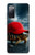 S4056 Tortue de Madagascar à bonnet rouge Etui Coque Housse pour Samsung Galaxy S20 FE