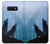 S4053 Couple de deux loups hurlant dans la forêt Etui Coque Housse pour Samsung Galaxy S10e