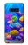 S4058 Aquarium coloré Etui Coque Housse pour Samsung Galaxy S10e