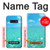 S4066 Plage océanique d'été Etui Coque Housse pour Samsung Galaxy S10e
