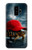 S4056 Tortue de Madagascar à bonnet rouge Etui Coque Housse pour Samsung Galaxy S9