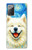S4064 Chien souriant La Nuit étoilée de Van Gogh Etui Coque Housse pour Samsung Galaxy Note 20