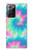 S4033 Typage tie-dye pastel Etui Coque Housse pour Samsung Galaxy Note 20 Ultra, Ultra 5G