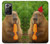 S4068 Papillon capybara Etui Coque Housse pour Samsung Galaxy Note 20 Ultra, Ultra 5G