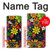 S4043 Fleurs colorées dessin animé Etui Coque Housse pour Note 9 Samsung Galaxy Note9