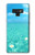 S4066 Plage océanique d'été Etui Coque Housse pour Note 9 Samsung Galaxy Note9