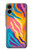 S4037 Motif zèbre coloré Etui Coque Housse pour Samsung Galaxy A06