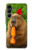 S4068 Papillon capybara Etui Coque Housse pour Samsung Galaxy A16 5G