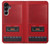 S4073 Cassette rouge vintage Graphique du joueur Etui Coque Housse pour Samsung Galaxy A16 5G
