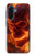 S4062 Crâne de feu Etui Coque Housse pour Samsung Galaxy A17, A18
