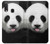 S4049 Panda mignon tirant la langue Etui Coque Housse pour Samsung Galaxy A20e