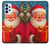S4046 Joyeux Père Noël Etui Coque Housse pour Samsung Galaxy A23