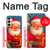 S4046 Joyeux Père Noël Etui Coque Housse pour Samsung Galaxy A25 5G