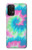 S4033 Typage tie-dye pastel Etui Coque Housse pour Samsung Galaxy A32 5G