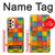 S4077 Aquarelle motif à carreaux colorés Etui Coque Housse pour Samsung Galaxy A33 5G