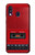 S4073 Cassette rouge vintage Graphique du joueur Etui Coque Housse pour Samsung Galaxy A40