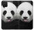 S4049 Panda mignon tirant la langue Etui Coque Housse pour Samsung Galaxy A42 5G
