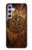 S4036 Boussole en bois viking Vegvisir Etui Coque Housse pour Samsung Galaxy A54 5G