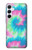 S4033 Typage tie-dye pastel Etui Coque Housse pour Samsung Galaxy A55 5G