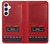 S4073 Cassette rouge vintage Graphique du joueur Etui Coque Housse pour Samsung Galaxy A55 5G