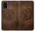 S4035 Sculpture sur bois amérindienne Etui Coque Housse pour Samsung Galaxy A03S