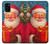 S4046 Joyeux Père Noël Etui Coque Housse pour Samsung Galaxy A03S