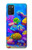 S4058 Aquarium coloré Etui Coque Housse pour Samsung Galaxy A03S
