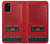 S4073 Cassette rouge vintage Graphique du joueur Etui Coque Housse pour Samsung Galaxy A03S