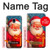S4046 Joyeux Père Noël Etui Coque Housse pour Samsung Galaxy J3 (2018), J3 Star, J3 V 3rd Gen, J3 Orbit, J3 Achieve, Express Prime 3, Amp Prime 3