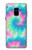 S4033 Typage tie-dye pastel Etui Coque Housse pour Samsung Galaxy A8 (2018)