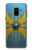 S4052 Bouclier romain bleu Etui Coque Housse pour Samsung Galaxy A8 (2018)