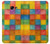 S4077 Aquarelle motif à carreaux colorés Etui Coque Housse pour Samsung Galaxy A5 (2017)