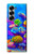 S4058 Aquarium coloré Etui Coque Housse pour Samsung Galaxy Z Fold 7